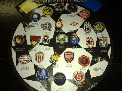 Soccer Badges Liverpool, Manchester, Chelsea Arsenal, EUFA