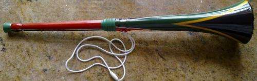 Vuvuzela SA National flag  original 2 pc  61 cm long