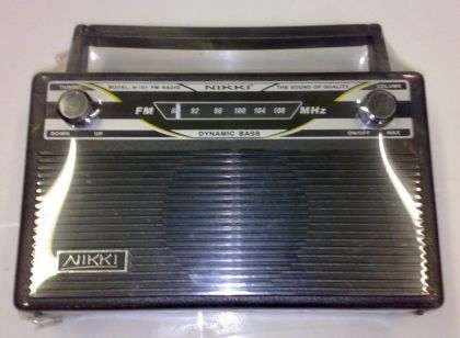 Nikki FM Radio PM9 battery ideal for outdoor camping