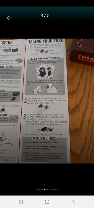 Exploding Kittens card game