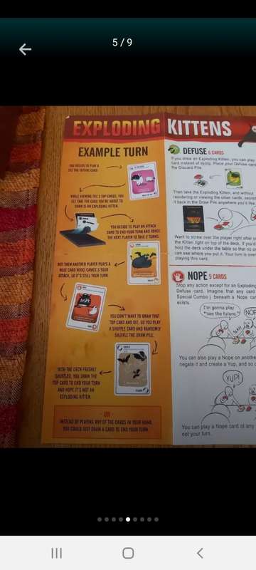 Exploding Kittens card game