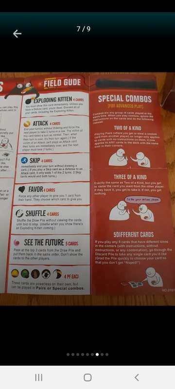 Exploding Kittens card game