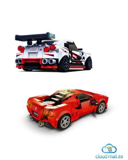 LEGO® SPEED CHAMPIONS FERRARI F8 TRIBUTO + NISSAN GT-R NISMO COMBO