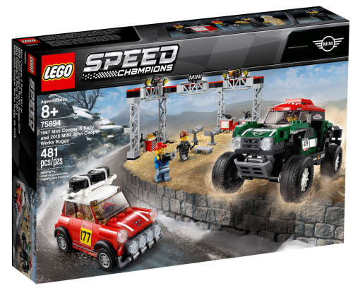 LEGO® Speed Champions 75894 1967 Mini Cooper S Rally and 2018 MINI John Cooper Works Buggy