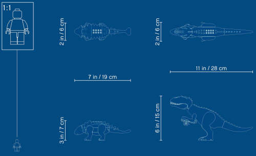 LEGO® Jurassic World Indominus Rex vs. Ankylosaurus 75941