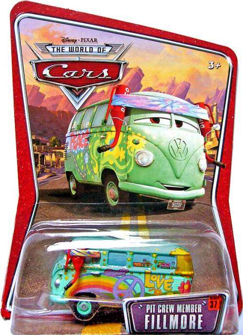 Mattel  Disney Cars The World of Cars Series Pit Crew Member Fillmore