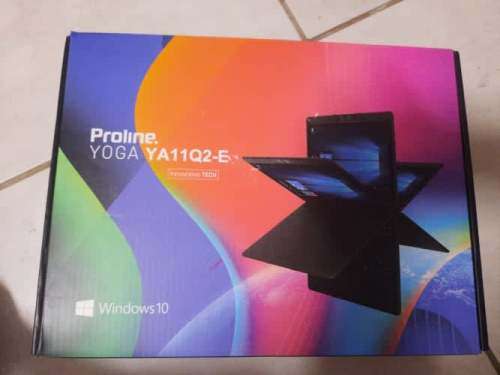 Proline Yoga YA11Q2-E Touch Screen Notebook  CPU Apollo Lake N3350 Dual-core 2.4 GHz, 4GB LPDDR4 RAM
