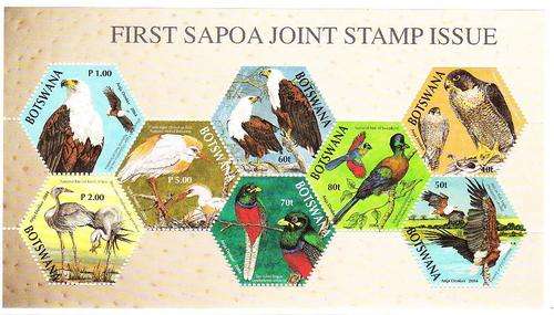 Botswana & Bechaunaland  2004 1st SAPOA Joint stamp issue