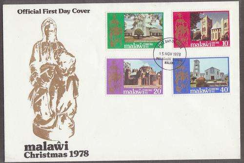 Malawi  1978  FDC  used  Christmas