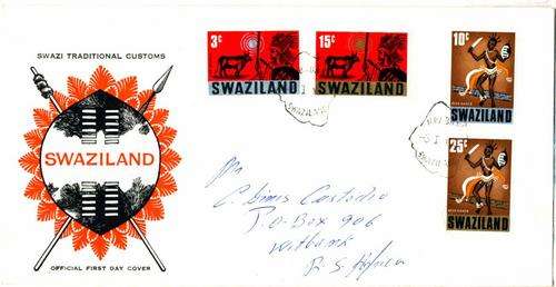 Swaziland  (1)  FDC cto Traditional Customs