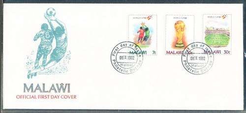 Malawi  1982  (1)  FDC cto  World Cup Soccer