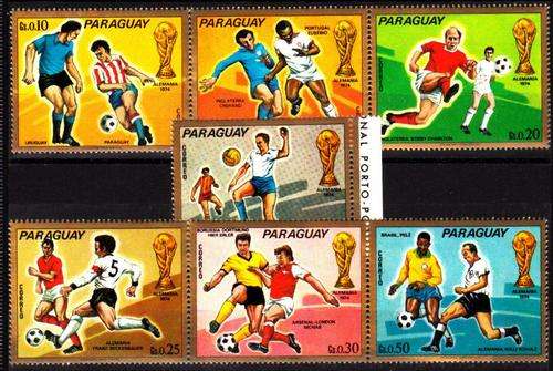 South America Paraguay 1974 Soccer World Cup