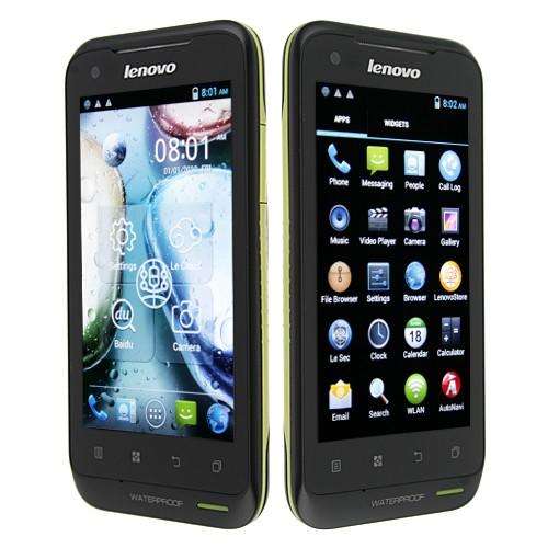 Free Shipping Lenovo A660 3G Phone MTK6577 4GB Android 4.0 Dual Sim Card waterproof Daul Core phone