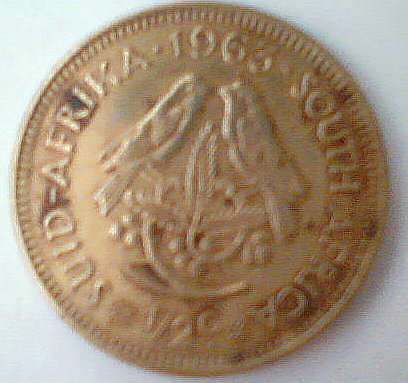 * EENDRAG MAAK MAG * UNITY IS STRENGTH * - SUID AFRIKA 1963 1/2c SOUTH AFRICA