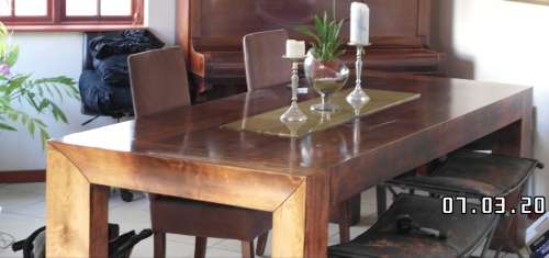 Solid Wood 8 Seater