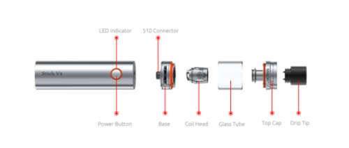 SMOK STICK V8 KIT (BLACK) - NEW & SEALED