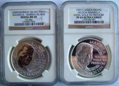 NELSON MANDELA SILVER COMBO