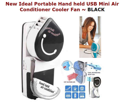 PORTABLE HAND-HELD USB MINI AIR CONDITIONER COOLER FAN