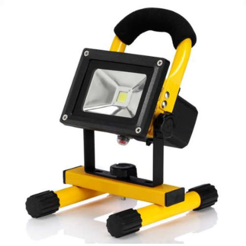 10W LED SOLAR RECHARGEABLE FLOOD LIGHT