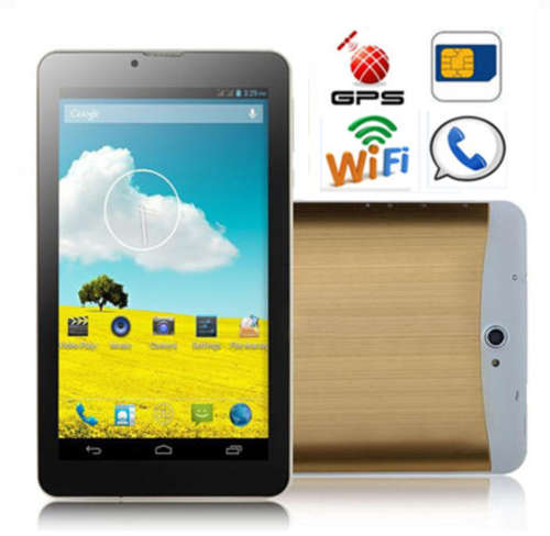 7 INCH ANDROID 4.2 PHONE TABLET (PHABLET) WITH 3G, WIFI, BLUETOOTH, GPS AND CALL FUNCTION (GOLD)