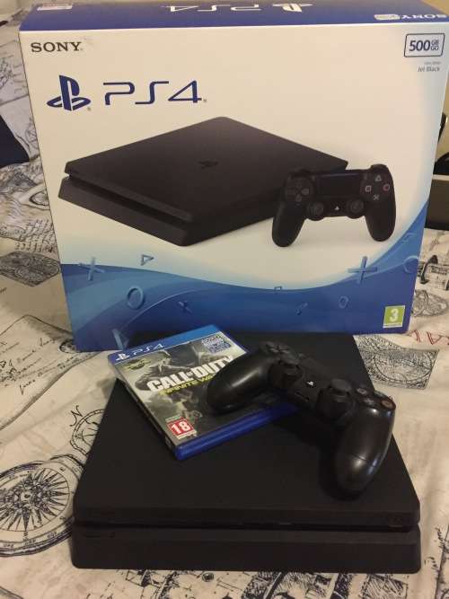 SONY PS4 SLIM LINE JET BLACK