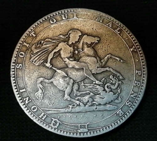 1818 British Crown George III - Rarest In This Condition!!!