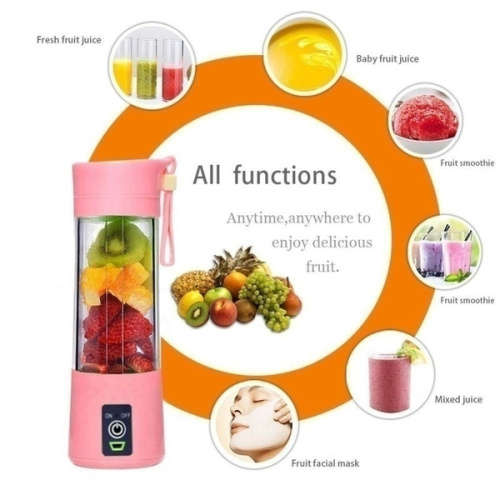 Mini USB Charging Portable Fruit Juicer Smoothie Maker Blender Juicing Cup