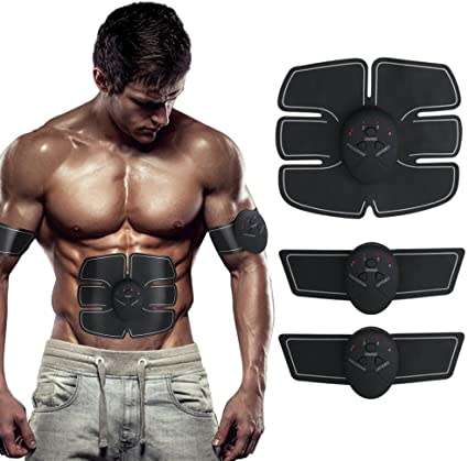 EMS Abdominal Muscle Stimulator trainer Smart Fitness Electronic Muscle Exerciser Machine Body Slimm