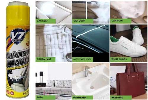 Multi-Functional Foam Cleaner - Clean Car Seats, Carpet, Sofas, Tyre With Waterless Solution