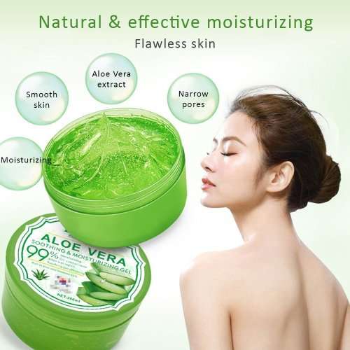 DISAAR Beauty Aloe Vera Gel - Anti-Acne Soothing Moisturising Nourishes Skin 300ML