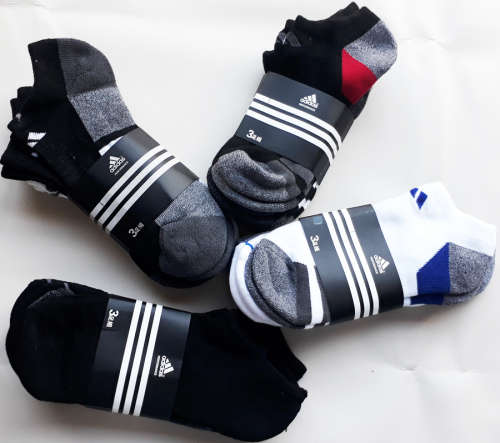 ADIDIAS CUSHIONED ANKLE SOCKS X 3 PAIRS