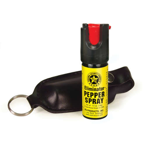 ELIMINATOR 1/2OZ PEPPER SPRAY  WITH SOFT CASE AND KEYRING