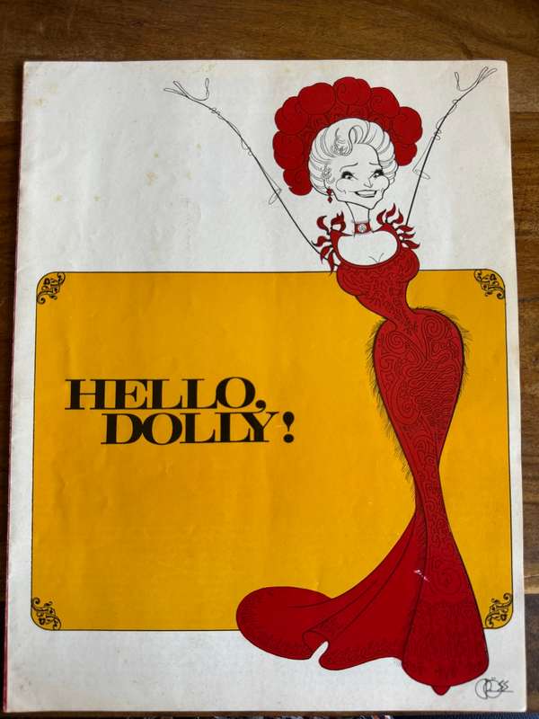 Betty White Programme and Playbill from the Kenley Players Hello Dolly of 1979