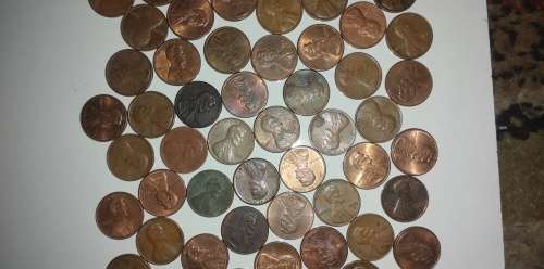 USA Lincoln cents  Mixed dates
