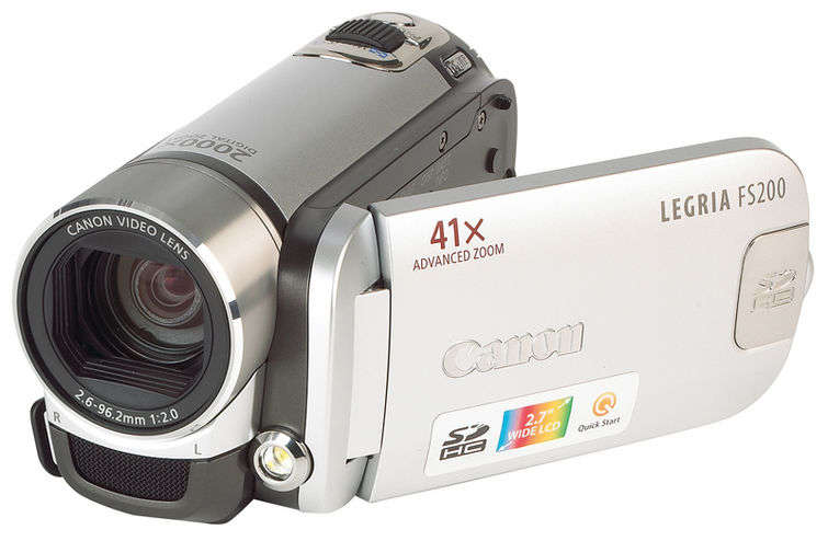 Canon Legria FS200 video camera