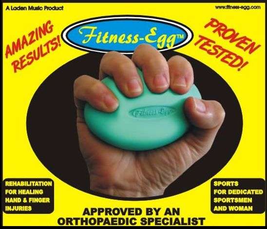 Fitness-Egg For Supple Hands and Quick Fingers.