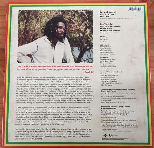 Culture - The Nighthawk Recordings (Record Store Day LP)
