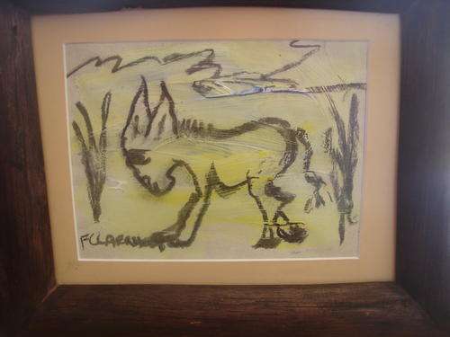 Authenticated A5 Frans Claerhout. Donkey