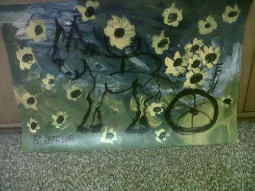 Authenticated , late entry, Frans Claerhout, Donkey Oils on boardn 72x25 certificate included 72x25