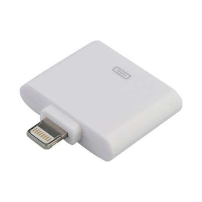 Gold Plated Apple 30pin Female to iPhone 8 pin Lightning Adapter
