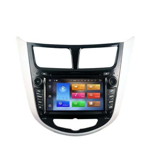 HYUNDAI ACCENT 2011-2012 Double Din Radio 8 Inch Android 8.0 with GPS and Rear View camera