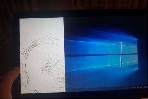 *Cracked Screen* HP ENVY TOUCHSMART 15.6'' ||Intel Quad-Core i7, 8GB RAM, NVIDIA GT 740M, 500GB HDD