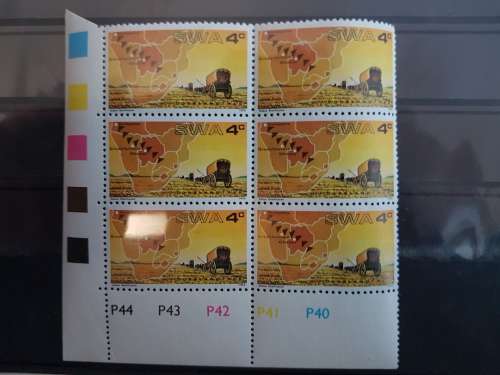 1974 Centenary Thirstland MNH C/Block of 6 SACC 278