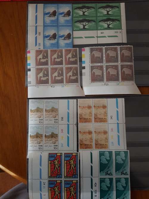 SWA Assorted Early  MNH C/Blocks of 4 & 6
