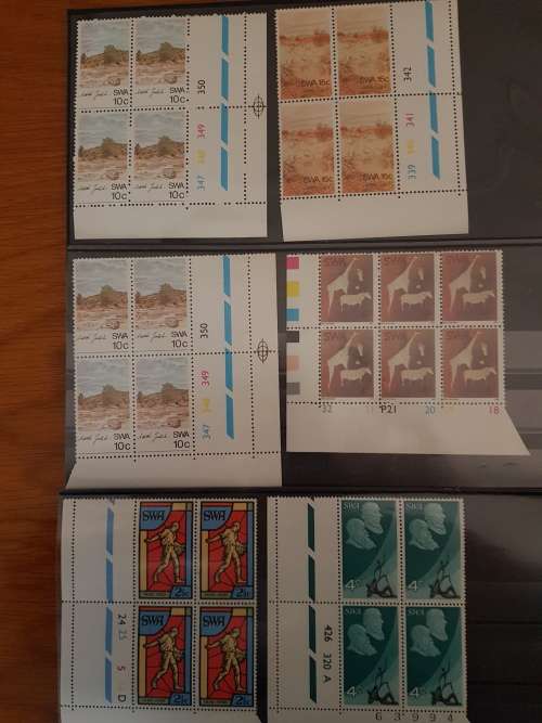 SWA Assorted Early  MNH C/Blocks of 4 & 6
