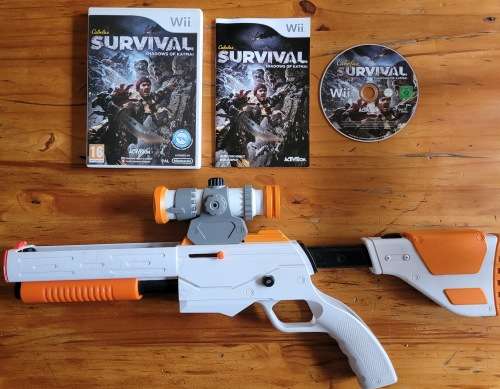 Cabela`s Survival Shadows of Katmai Gun Bundle - Wii - Game Complete