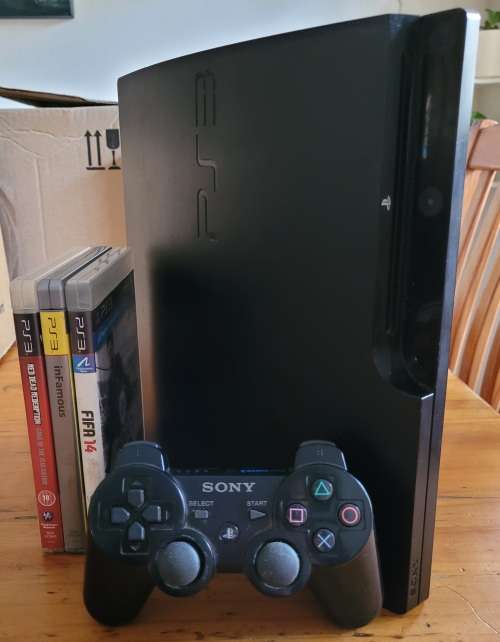 PS3 Slim 250GB Bundle with Controller and Games