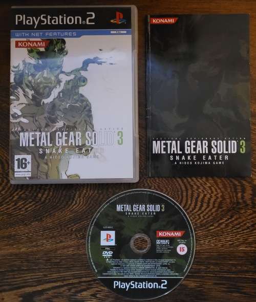 Metal Gear Solid 3 Snake Eater - PS2 - Complete