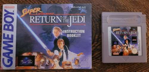 Super Star Wars Return of the Jedi - Gameboy - Cart and Manual