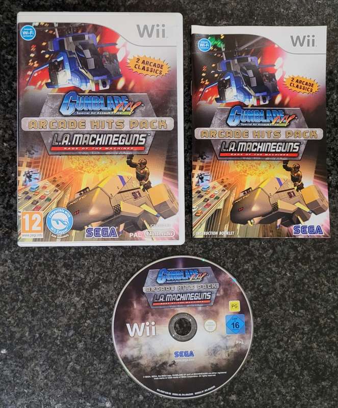 Gunblade NY & LA Machineguns: Arcade Hits Pack - Wii